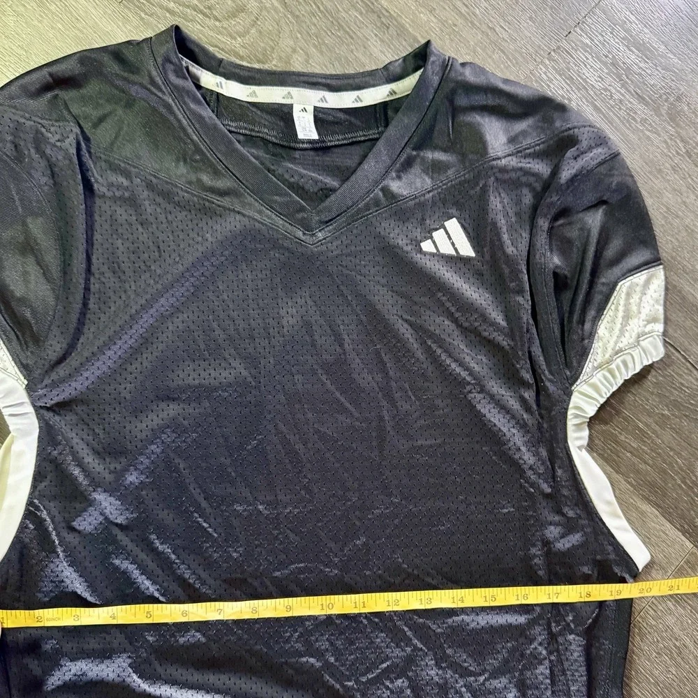 Adidas Football‎ Jersey Mens L Black Press Coverage Mesh Breathable Practice